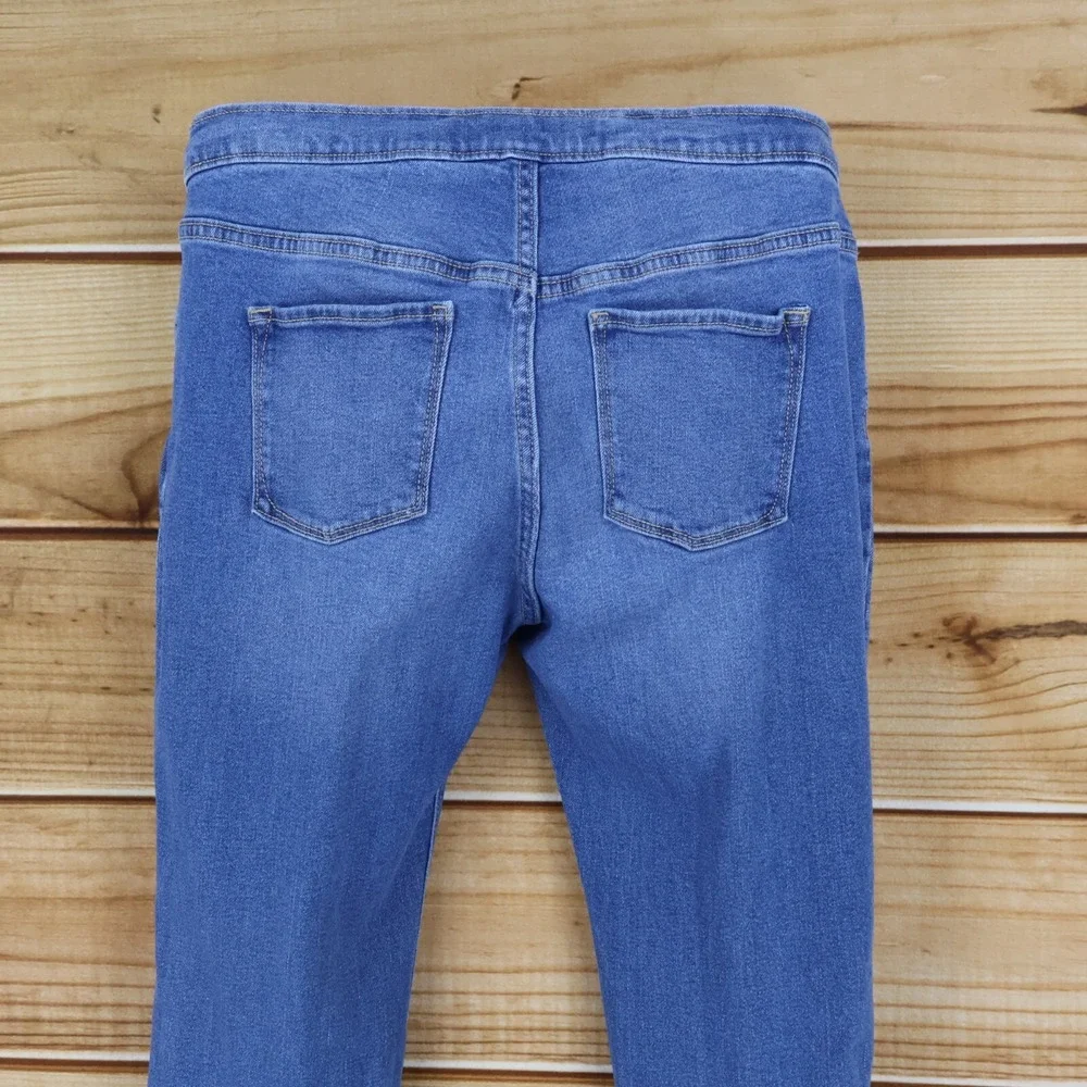 Old Navy Skinny Jeans Girls Size XXL (18) Blue Medium Wash Denim Stretch Pull-On